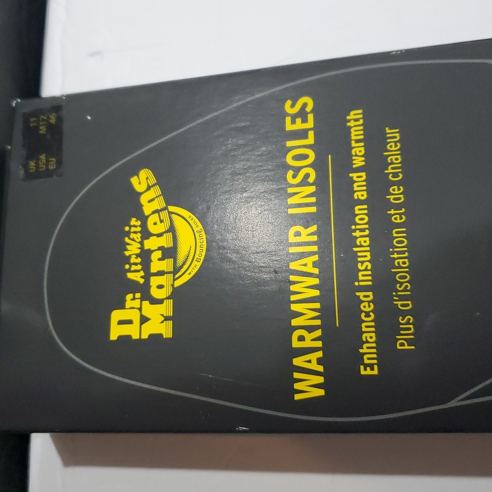 Dr. Martens WarmWair black faux fur Insoles‎ size 12 men brand new - Picture 3 of 7